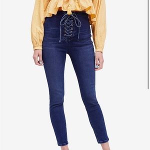 Free people lace up pant 29
